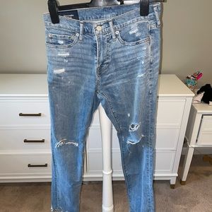 Abercrombie high waisted skinny jeans